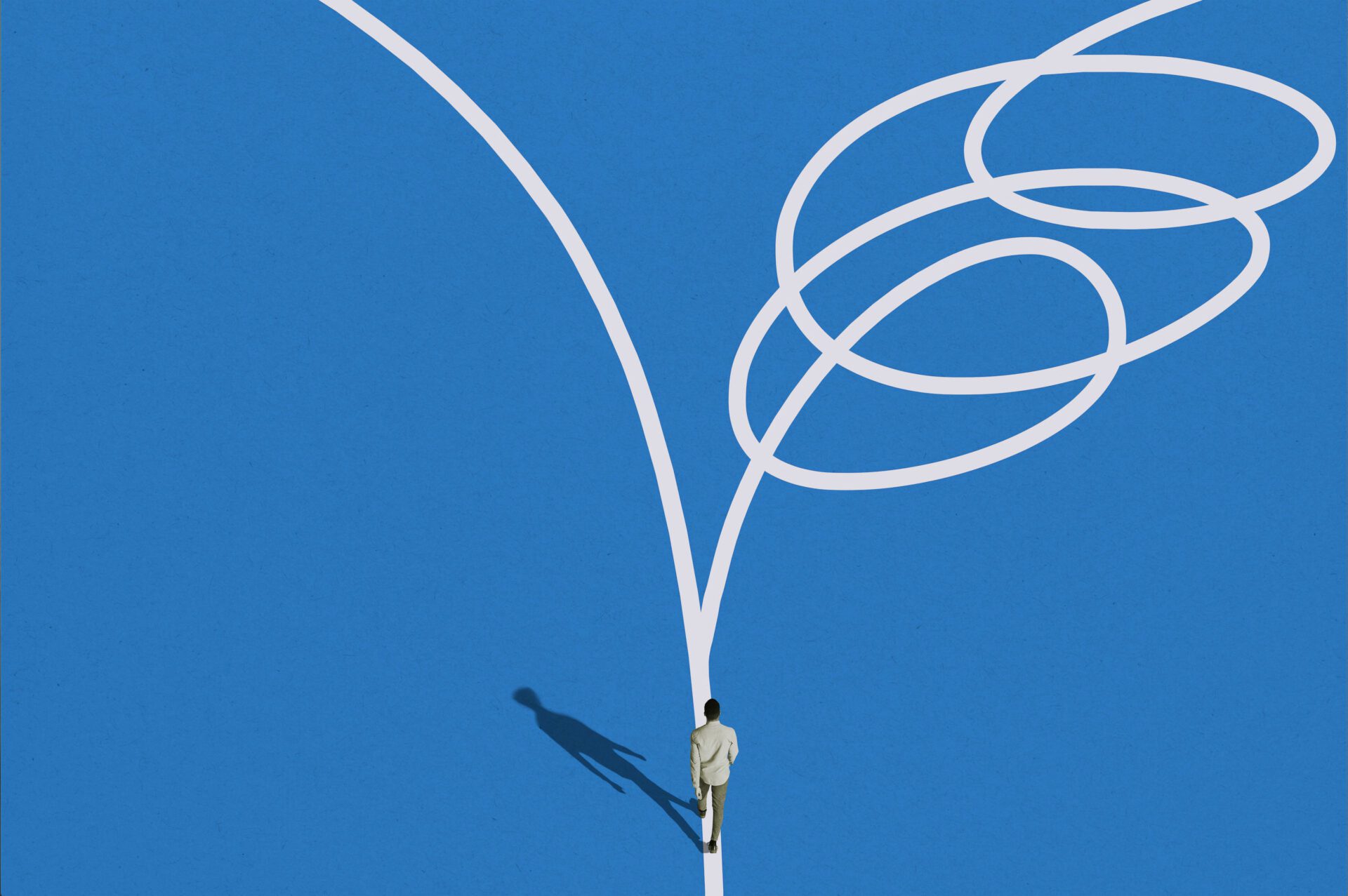 Man and Woman Using an Earphones